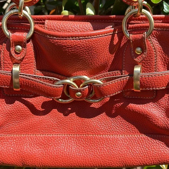 Wilson’s leather burnt orange handbag - Picture 3 of 9